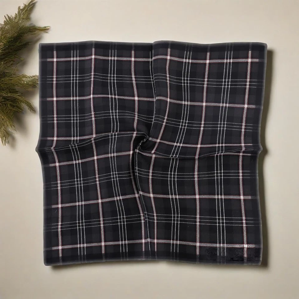 Paquete de 6 pañuelos de algodón premium para hombre Día del Padre - Color aleatorio Bolsillo Squ Foto 2 de 4