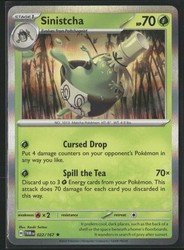 Sinistcha 022/167 Twilight Masquerade Holo Rare
