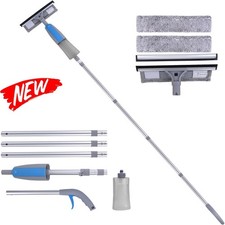 190CM Professional Window Cleaning Brush With Spray Function 3 in 1 Cleaning Kit