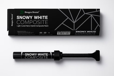 Dental SNOWY WHITE BLEACH SHADE Light Cured Nano Hybrid Restorative Composite 4g