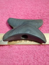 Native American Indian Artifacts ArrowHeads Beautiful Banded Slate Banner Stone 