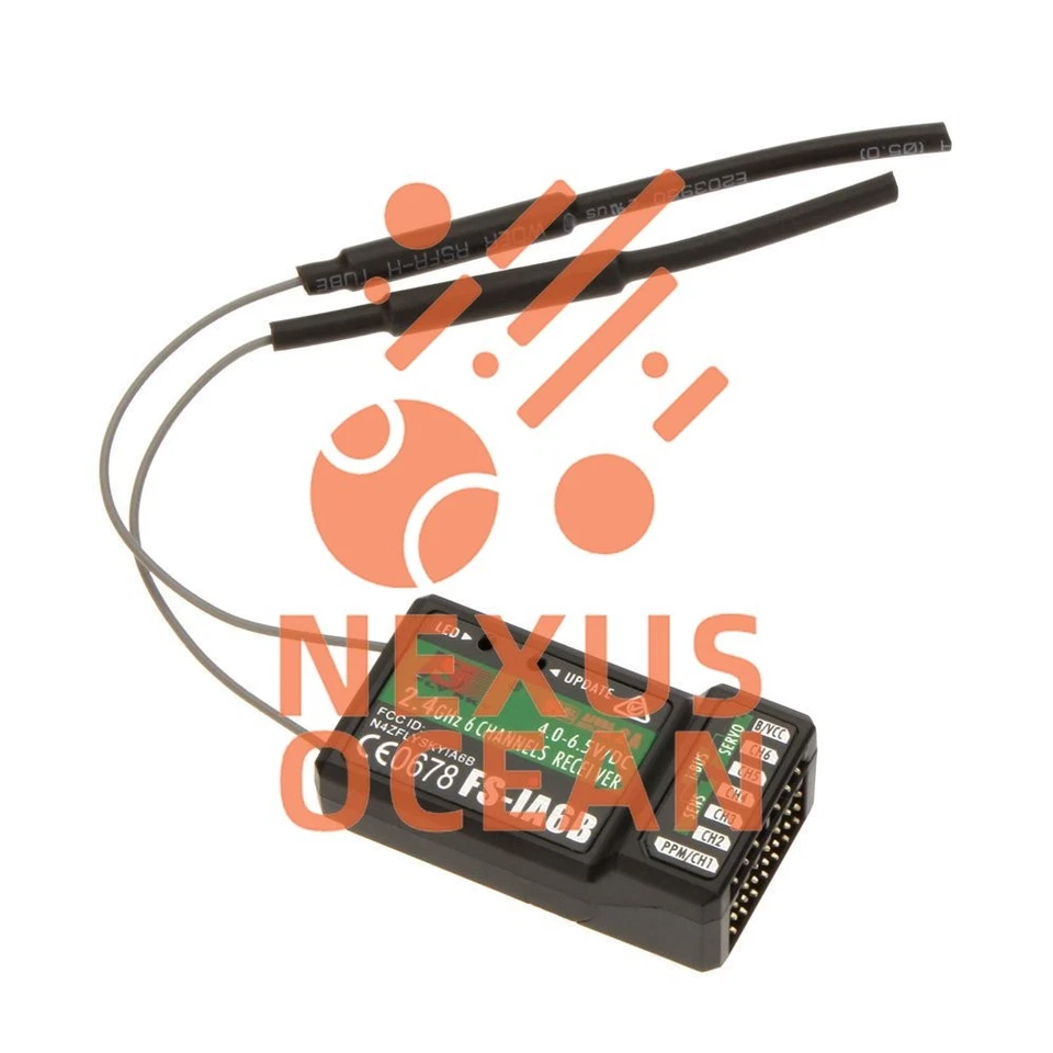 2.4G Flysky FS-iA6B 6CH Receiver PPM Output w/ iBus Port Compatible FS-i4/i6/i10 - Image 2 of 4