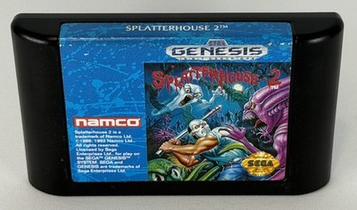 SPLATTERHOUSE 2 - SEGA GENESIS - CART ONLY *TESTED & WORKING*