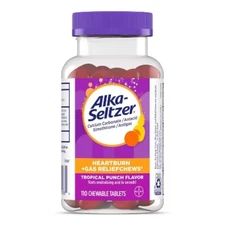 Alka-Seltzer Heartburn & Gas Relief Antacid Chews - 110ct