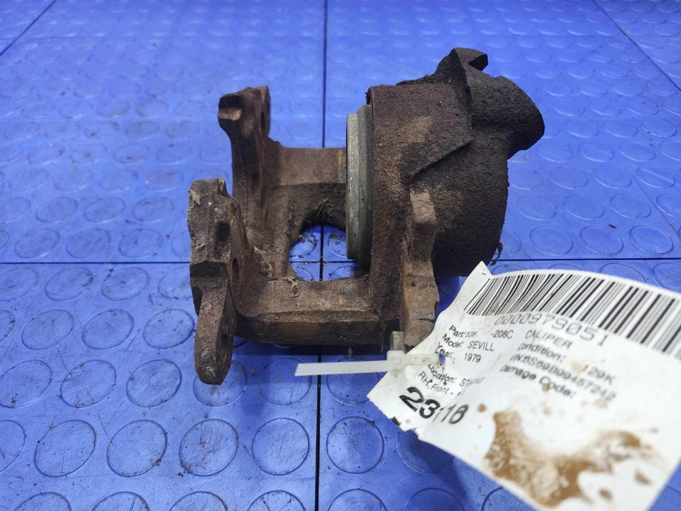 Conjunto de pinza de freno delantera Cadillac Seville 79 lado derecho del pasajero OEM Foto 3 de 4