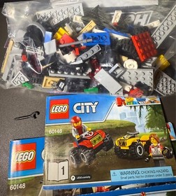LEGO CITY: ATV Race Team (60148) Instructions + Minifigures + Helmets