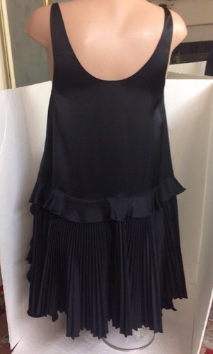 Stella McCartney Dress Black Tank Full Cut Ruffles Size 36 - 第 8/11 張圖片