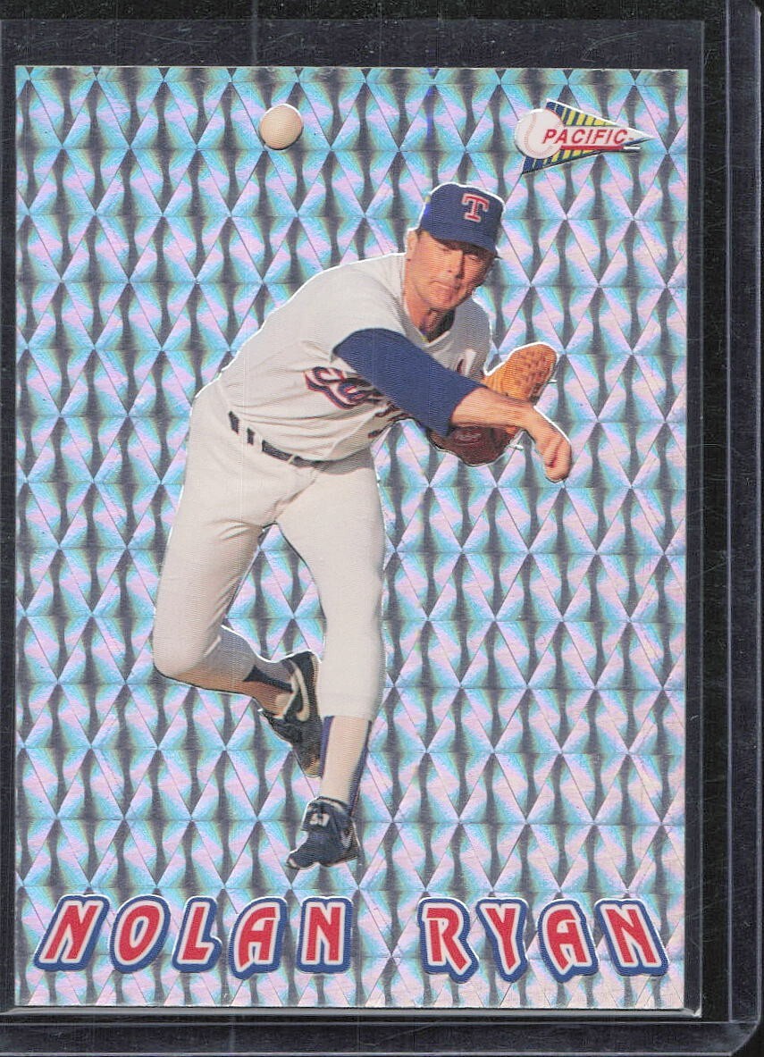1993 Pacific Texas Express Nolan Ryan Prism 15 Texas Rangers