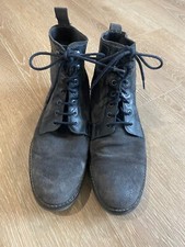 Rogue Boots Mens Gray Suede Sz 8.5