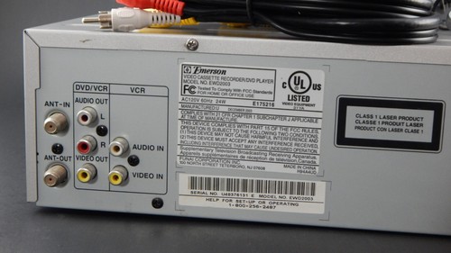 Reproductor de VHS/DVD Emerson EWD2003 VCR 4 cabezales estéreo - Imagen 12 de 13