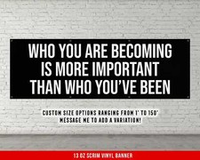 Motivational Gym Banner - Weightlifting Inspiration Wall Art
