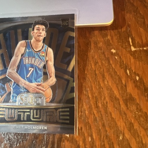 Chet Holmgren 2022-23 Panini Select Future Insert Rookie RC #11 Thunder Gonzaga - Imagen 2 de 6