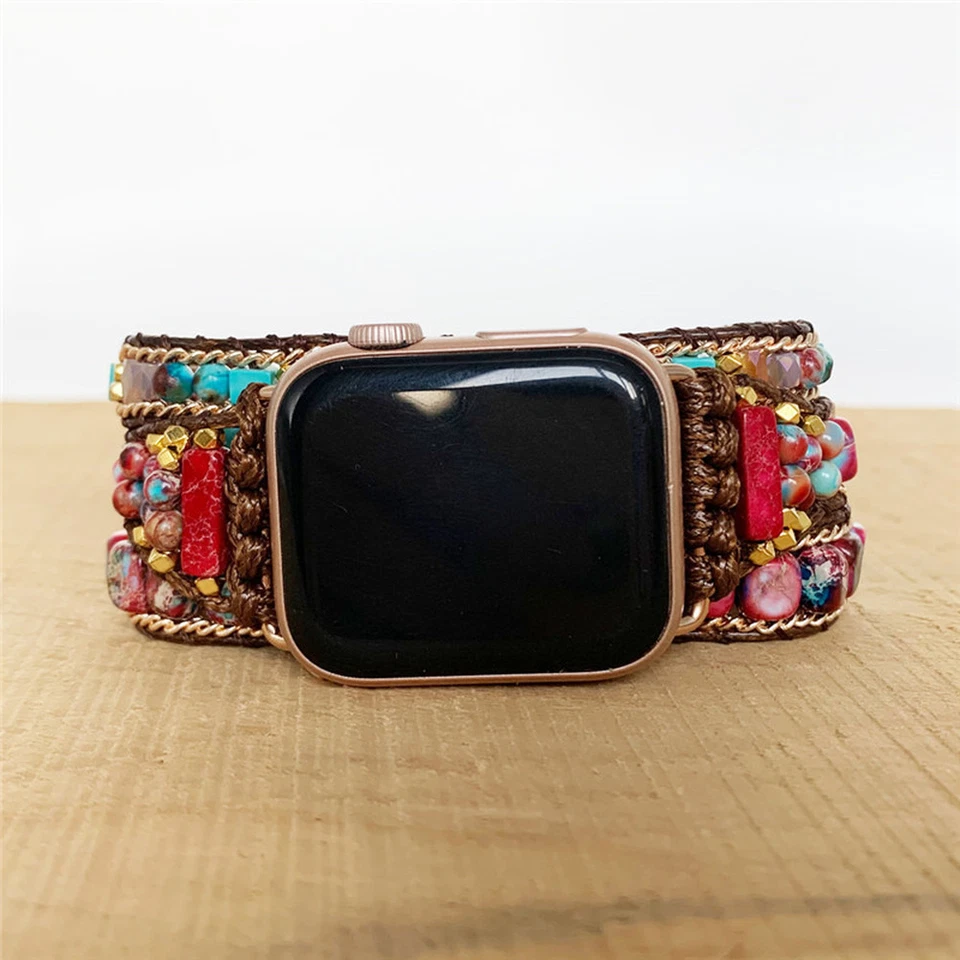 38/40/41mm Boho Watch Band Strap Bracelet for Apple Watch 6 5 4 3 SE 42/44/45mm - Image 4 of 4