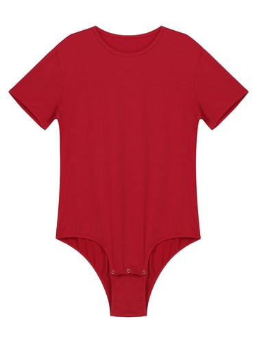 iEFiEL Herren Overall Kurzarm Bodysuit Druckknöpfe im Schritt Sportbody Tops - Picture 54 of 63
