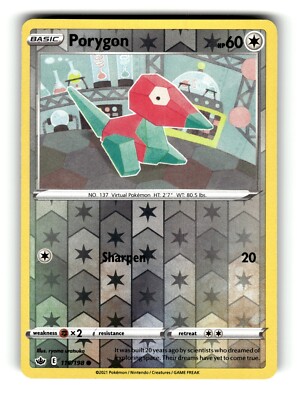 Pokemon Chilling Reign POLYGON 116/198 Reverse Holo