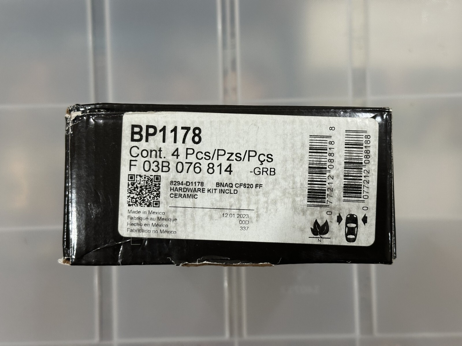 Bosch BP1178 Front Disc Brake Pads and Brake Shoes Set-image