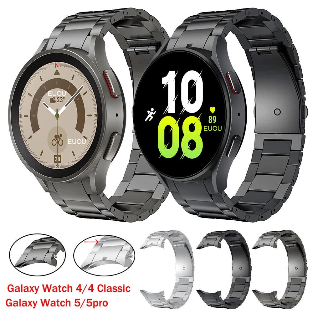 Samsung Galaxy Watch 4 Classic 46mm Titanium Strap (Black)