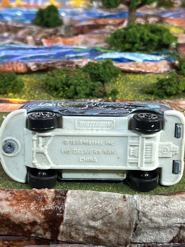 Matchbox 1960s Volkswagen Delivery Van VW Bus TNT Blue Diecast 1:64 USED EX Cond - Picture 7 of 7