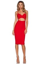 Nookie Heidi Midi Dress Size M (fits size 6)