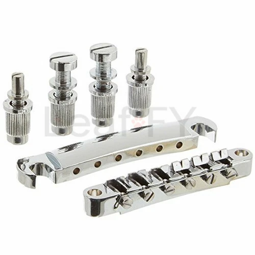 Tune-O-Matic Bridge &Tail Piece stop Bar for LP Gibson Electric Guitar Silver