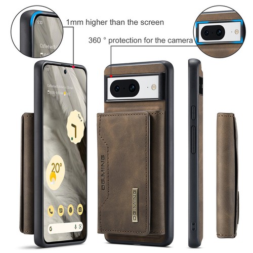 Custodia in pelle rimovibile portafoglio carte per Google Pixel 7A/8A/9A/7/8/9 Pro XL - Foto 9 di 57