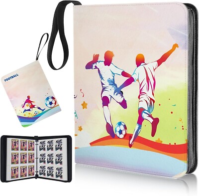 soccer card binder Sports Card Binder Trading Game Card Album Holder W/ 40 pages Collect 720  Cards