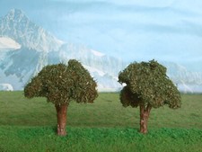 Alberi di ulivi per plastico o diorama pz.2  h.cm. 6  - Krea Modellismo 2016