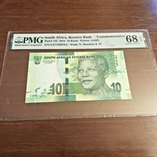 2018 South African 10 Rand Pick 143 68EPQ