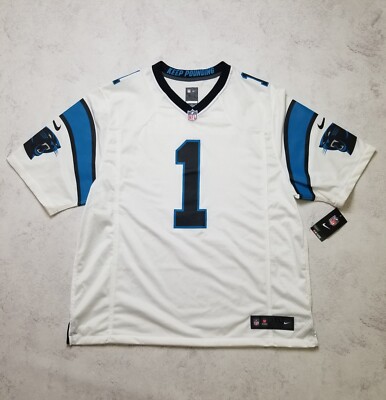 Cam Newton #1 Carolina Panthers Nike OnField NFL Football Jersey Men's Size 3XL