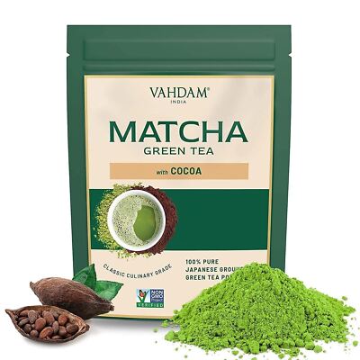 VAHDAM Matcha Green Tea Powder 50 gm (25 Servings
