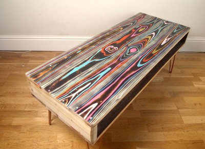 Upcycled Reclaimed Wood Pallet Coffee Table With Industrial
