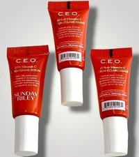 3 SUNDAY RILEY C.E.O. 15 Vitamin C Brightening Serum CEO .17oz/5ml NEW FREE S H