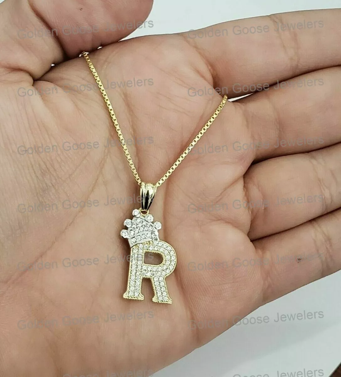 Alphabet letter 2024 pendant gold