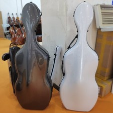 Cello case 4/4 carbon fiber cello hard case 4.2kg Montagnana model-white carbon