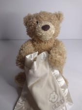 GUND Peek-A-Boo TALKING Teddy Bear Animated Stuffed Animal Plush, 11.5" Moves