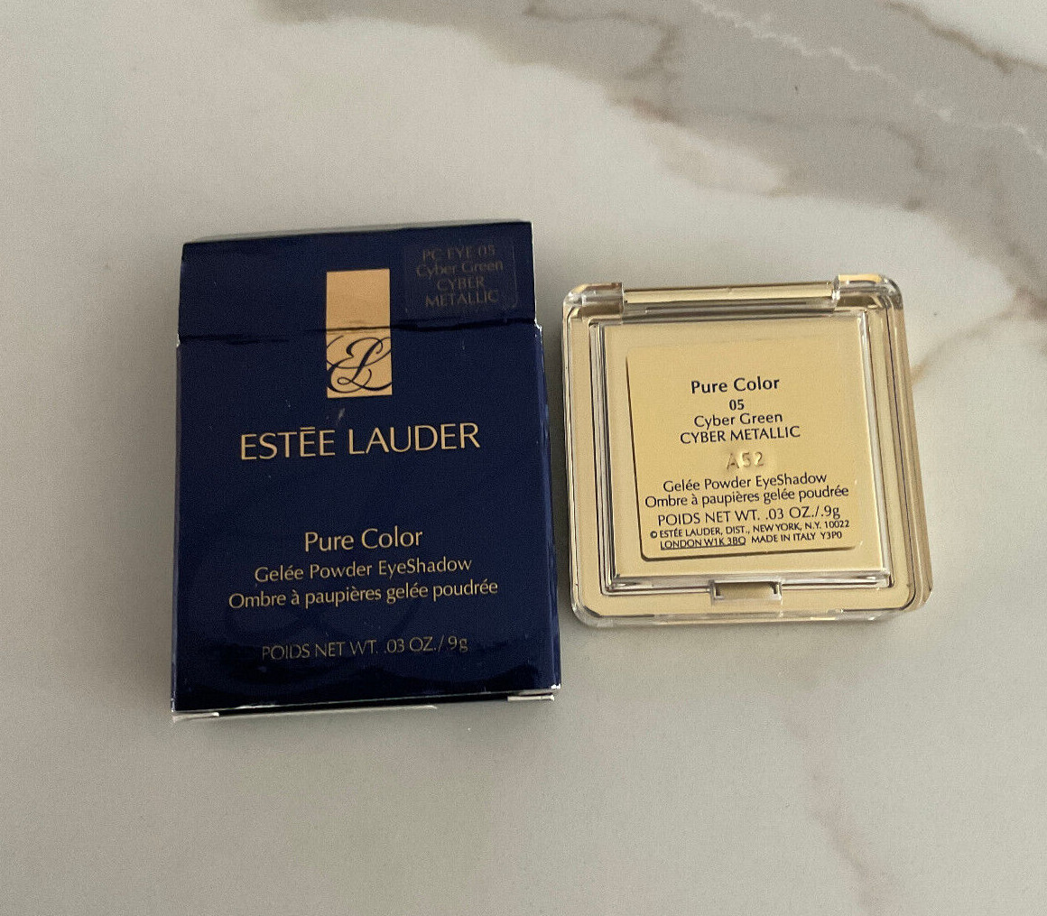 Estee Lauder Pure Color Gelee Powder EyeShadow CYBER GREEN