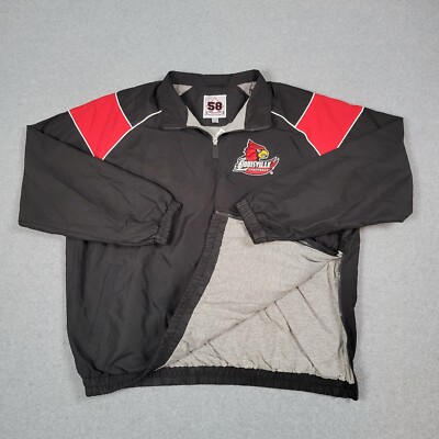 Candinala ジャケット XL Vintage Louisville Cardinals Jacket Men 2XL 58 Sports Y2K Coach