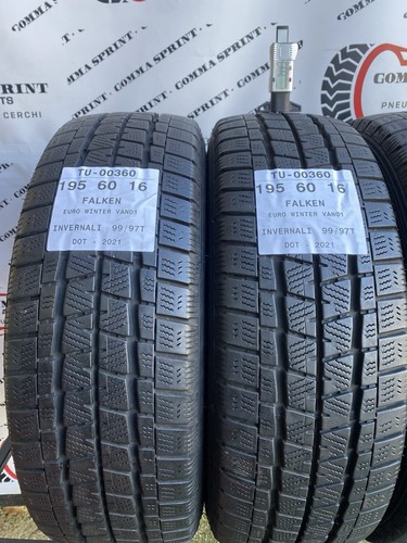 4 PNEUMATICI DI OCCASIONE 195/60 R16C FALKEN INVERNALI GOMME 195/60/16C SEMINUOV - Foto 3 di 9