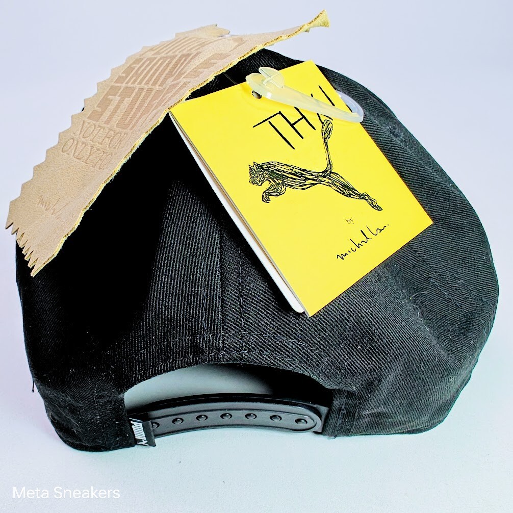 Puma Big Cap Snapback Black White Streetwear Limited Error Sample Hat Rare  NWT image 7