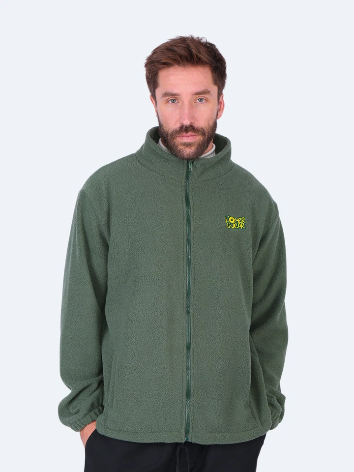 Homer Simpson Bush Meme Jacket – Funny Unisex Oversized Teddy Fleece Streetwear - Image 2 of 4