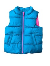 Old Navy NWT Puffer Vest Baby Toddler 12-18 Months Blue Pink Gorpcore Active
