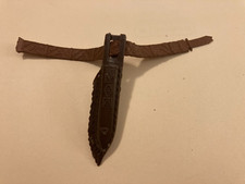 1960  s Marx Johnny West Chief Cherokee INDIAN Knife Sheath and Belt