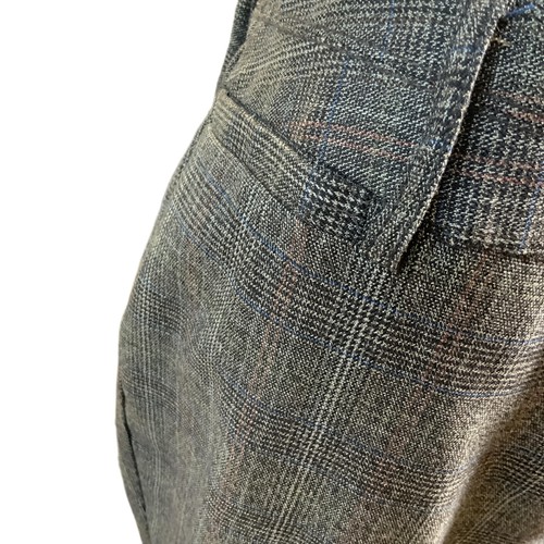 Dressbarn Grey Plaid Vintage Business Straight Leg Trousers Sz 18W 100% Wool NWT - Picture 4 of 15