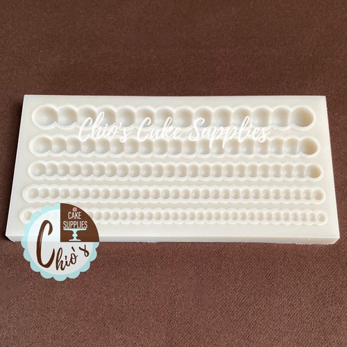 Stampo in silicone con bordo per torte/perle, 5 diverse misure - Foto 3 di 4