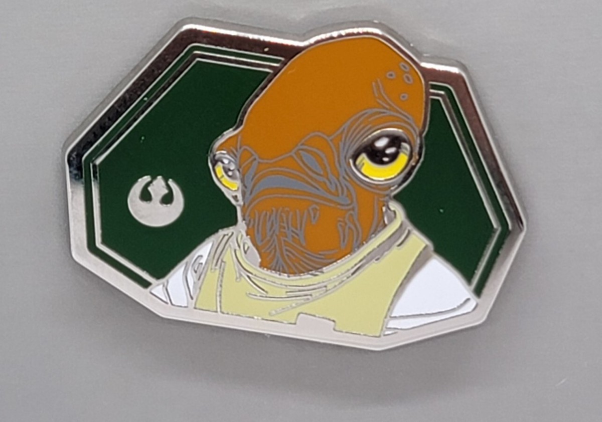 Disney Pin 2020 Hidden Mickey Star Wars Admiral Ackbar
