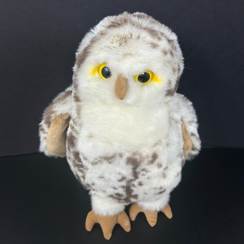 Mary Meyer Oakley Spotted Owl Plush White Brown Spots Stuffed Animal with Tags - Picture 4 of 10