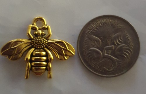 CHARMS 'GOLDEN BEES' (set of 2) - Picture 2 of 2