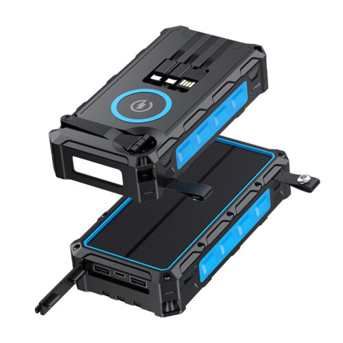 Solar Power Bank Battery 20000mAh Fast Charging Panel for Mobile Phone iPhone - Picture 10 of 15