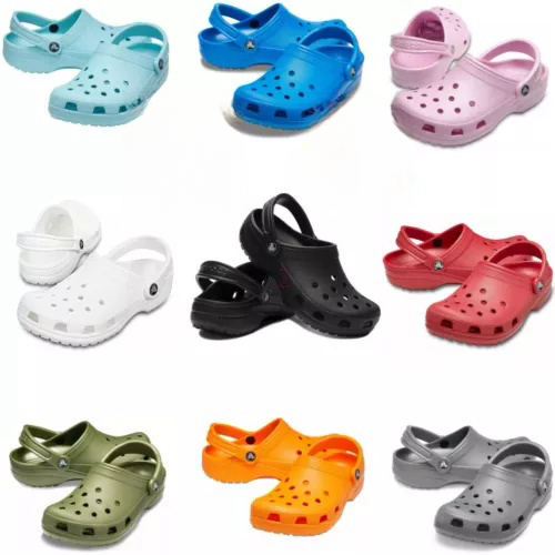 Adult Croc Classic Clogs Sandal Slippers Garden Shoes Breathable Beach Shoe - Picture 2 of 19