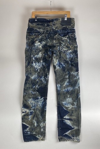 True Religion Street Camo Geno Super T Jeans Men’s Size 31 X 34 - Picture 2 of 11